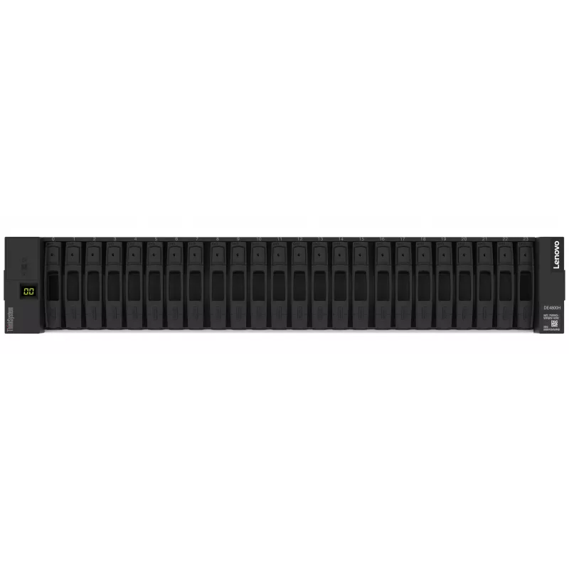 Lenovo ThinkSystem De4800H HICless hübriidvälkmälu massiiv 2U24 - SAN - SAS1