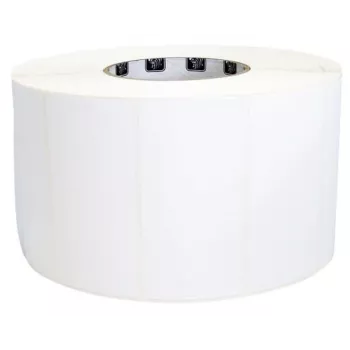 Zebra Silverline II - Polüester - Silverline Micro II valge - 100 x 40 mm 100 silti (1 rull)