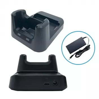 Unitech HT330 1-kohaline USB-häll varuaku pesaga. Kaasas toiteadapter. _x00D_