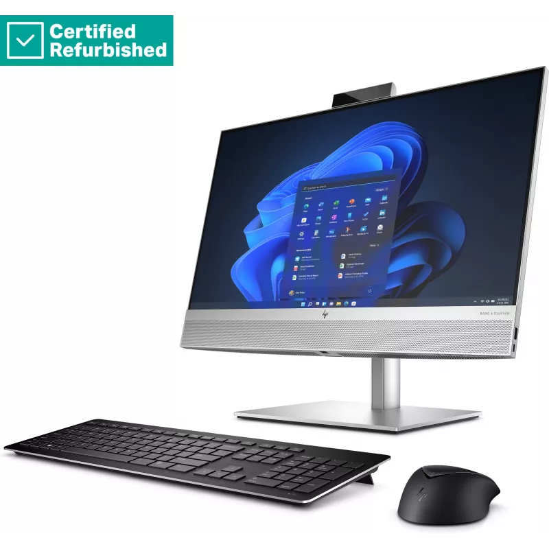 RENEW SILVER HP Elite 840 G9 AIO All-In-One 24 - i7-14700, 16GB, 512GB SSD, 23.8 FHD Non-Touch AG, VESA/Height Adjustable, Win 11 Pro, 1 aasta