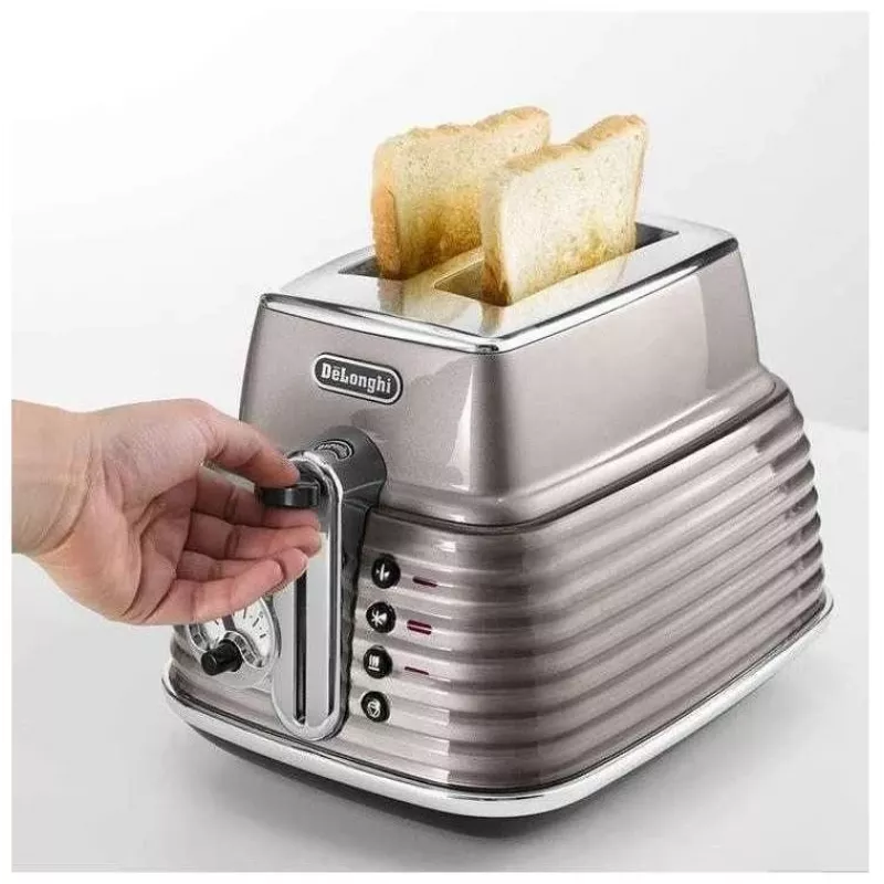 De'Longhi Scultura CTZ2103BG 2-kohaline röster, 900 W, šampanjakuldne