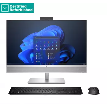 RENEW SILVER HP Elite 870 G9 AIO All-in-One 27 - i7-14700, 16GB, 512GB SSD, 27 FHD Non-Touch AG, Height Adjustable, FPR, Win 11 Pro, 1 aasta