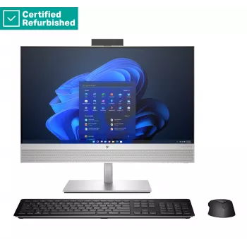 RENEW SILVER HP Elite 840 G9 AIO All-In-One 24 - i5-14500, 16GB, 512GB SSD, 23.8 FHD Non-Touch AG, Height Adjustable, USB Mouse, Win 11 Pro, 1 aasta