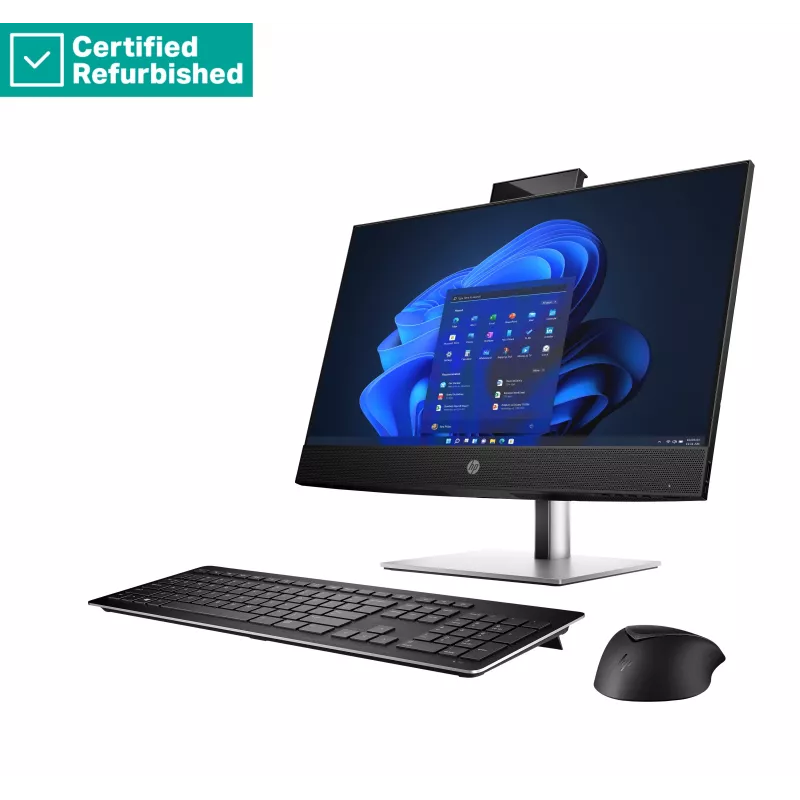 RENEW GOLD HP Pro 440 G9 AIO All-in-One 24 - i7-12700T, 16GB, 512GB SSD, Radeon RX 6300M 2GB, 23.8 FHD Non-Touch AG, DVD-RW, Height Adjustable, Win 11 Pro, 1 aasta