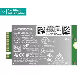 RENEW GOLD HP 4G LTE Modem m.2 WWAN Cat 16 L860-GL-16 Mobile Broadband Cellular (ühilduv WWAN-valmis EliteBook 630 640 645 660 830 840 860 1040 G11, x360 G11, ProBook 440 460 465 G11, ZBook Firefly Fury Power 14 16 G11 G11A)