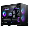 PHANTEKS XT M3 PC-korpus, minikorpus + D30 PWM Regular Airflow D-RGB ventilaatorid, 3 pakki, must