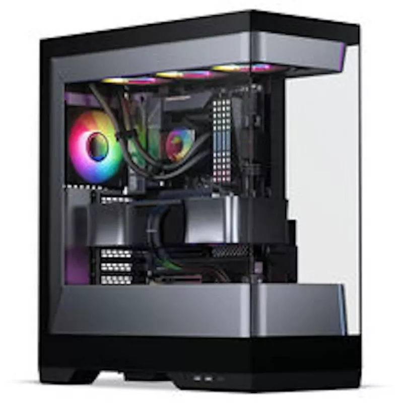 PHANTEKS S2 PC-korpus, koos 4x 120mm ventilaatoriga, Glacier One 360M25 Gen2 DRGB AiO vesijahutusega