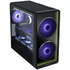 Lian Li LANCOOL 217 INF PC-korpus komplekt + HydroShift II LCD-S 360TL AIO + 3x UNI FAN SL-INF 120 Reverse Blade ventilaatorit - must