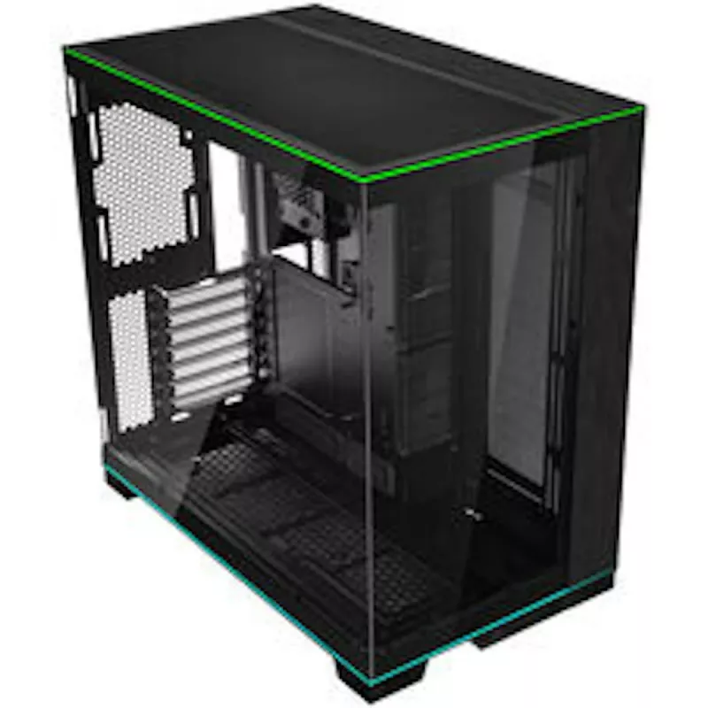 Lian Li O11D EVO RGB PC-korpusekomplekt + HydroShift II LCD-S 360TL AiO + 6x UNI FAN SL-INF 120 Reverse Blade ventilaatorit + UNI HUB SL-INF - must