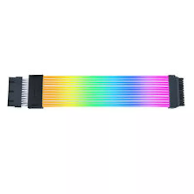 Lian Li Visual Upgrade Kit Strimer Wireless 24-Pin RGB emaplaadi kaabel, kontroller + 12V-2x6 GPU-kaabel Wide & 8.8 universaalne ekraan - valge