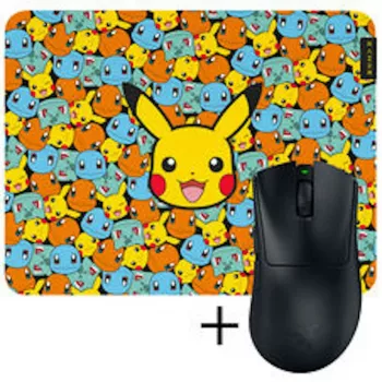 Razer DeathAdder V4 Pro mänguhiir + Razer Gigantus V2 hiirematt komplekt