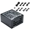 Phanteks Revolt 1200W Platinum Bundle, toiteplokk koos kaablikomplektiga - must