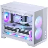 Phanteks XT M3 PC-korpus, minikorpus + D30 PWM Regular Airflow D-RGB ventilaatorid, 3 tk komplekt, valge
