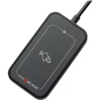 RF IDeas WaveID Plus koos Mifare Secure Black Keystroking USB-ga