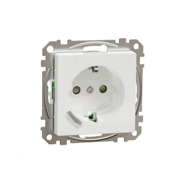 SCHNEIDER ELECTRIC PISTIKUPESA 1-OSALINE EXXACT 1S/16A/IP20 SISSEEHITATUD VALGE