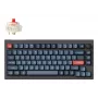 Keychron V1 Max RGB - US-paigutus - Kuumsvahetatav Gateron Jupiter Red traadita klaviatuur