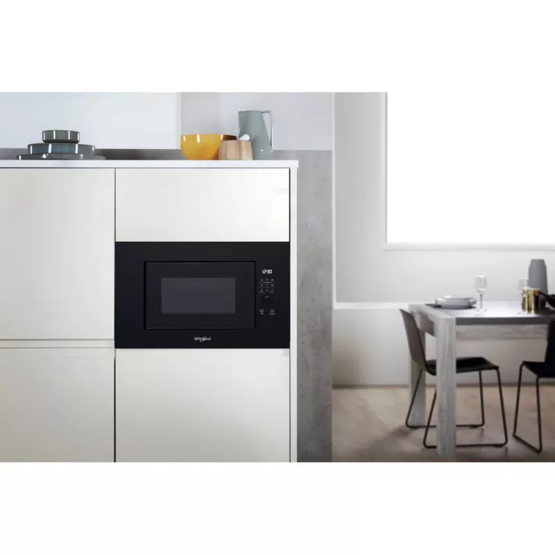 WHIRLPOOL Sisseehitatud mikrolaineahi WMF200G NB, 20L, must