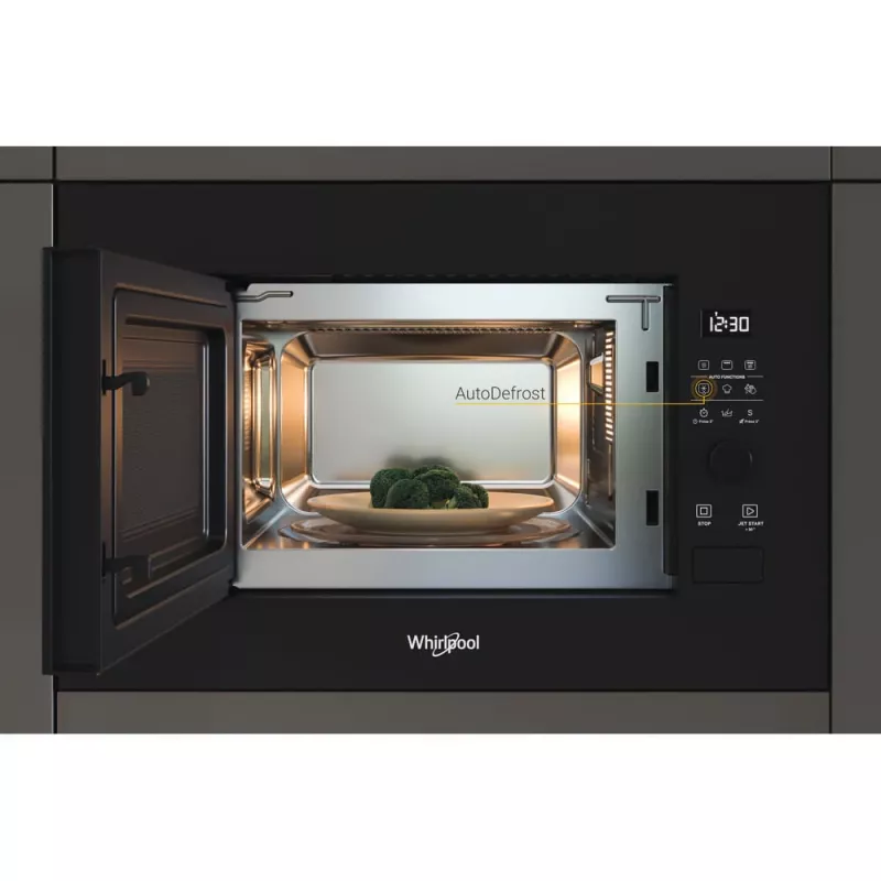 WHIRLPOOL Sisseehitatud mikrolaineahi WMF200G NB, 20L, must