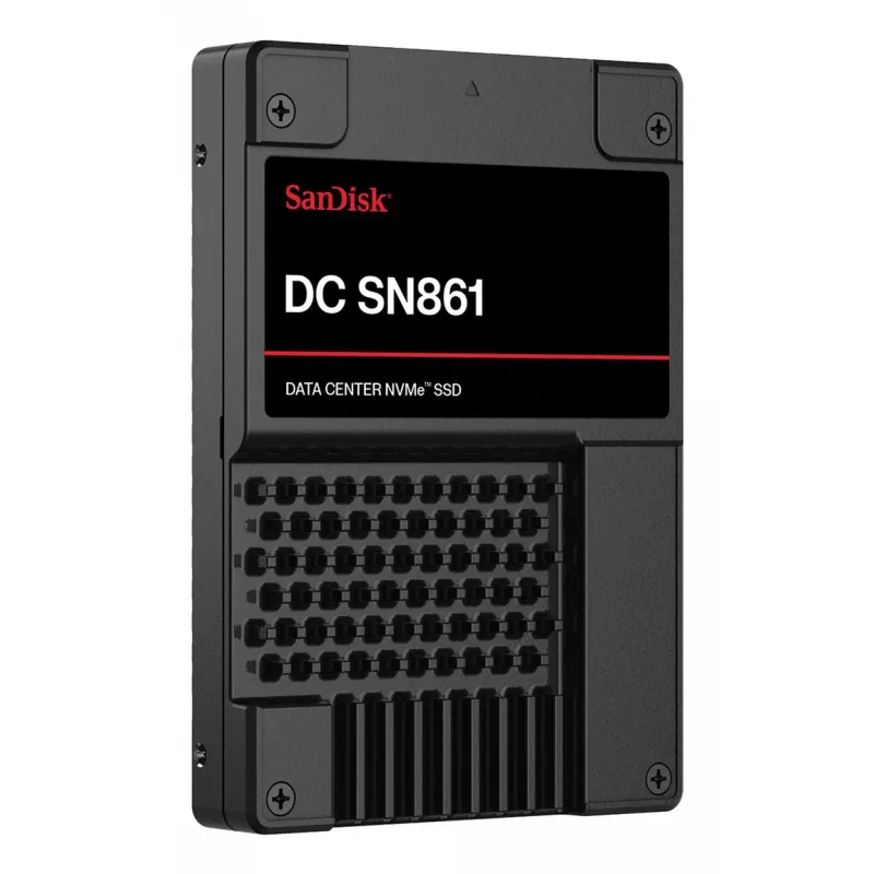 SSD|SANDISK|DC SN861|1920 GB|PCI Express 5.0|NVMe Jah|Kirjutamiskiirus 3600 MB/s|Lugemiskiirus 13700 MB/s|U.2|MTBF 2500000 h|WUS6BA119PSP9X30TS2525