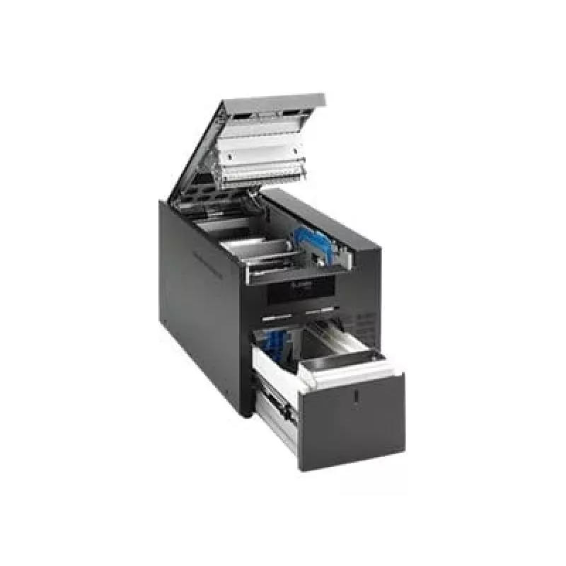 Zebra ZC10L - plastikkaartide printer - värviline - termosublimatsioon - 140 x 88 mm - 300 dpi - kuni 410 kaarti/tunnis (ühevärviline)