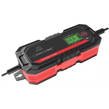 12V 6A 8-astmeline täisautomaatne akulaadija pliiakudele (WET, MF, Ca/Ca, AGM, GEL) – 150Ah hooldus, IP65, desulfatsiooni- ja taastamisrežiimid