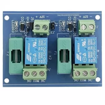 2-kanaliline releemoodul 12V DC