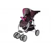 2-in-1 Stroller with Bag Carrycot Black-Pink 7706 Lean Toys