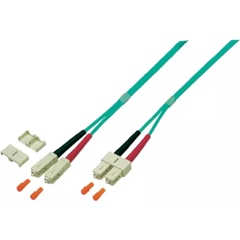 EFB Elektronik O0318.7,5 Duplex SC-SC OM4 valguskaabli ühenduskaabel, 7,5 m, violetne