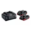 METABO 18V 4.0Ah LiHD Xtreme aku 2tk + ASC 290 laadija