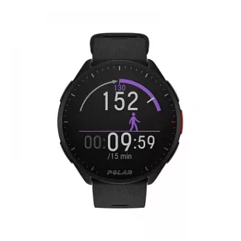 Polar Pacer GPS jooksukell - Night Black - S/L rihm - 1.2 inch MIP-ekraan - 32MB - Bluetooth
