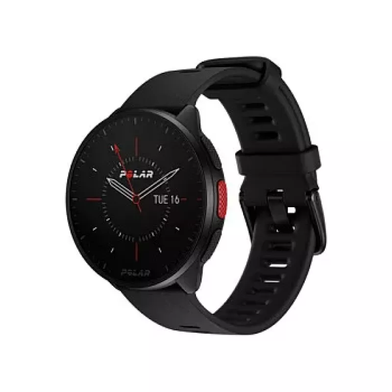 Polar Pacer GPS jooksukell - Night Black - S/L rihm - 1.2 inch MIP-ekraan - 32MB - Bluetooth