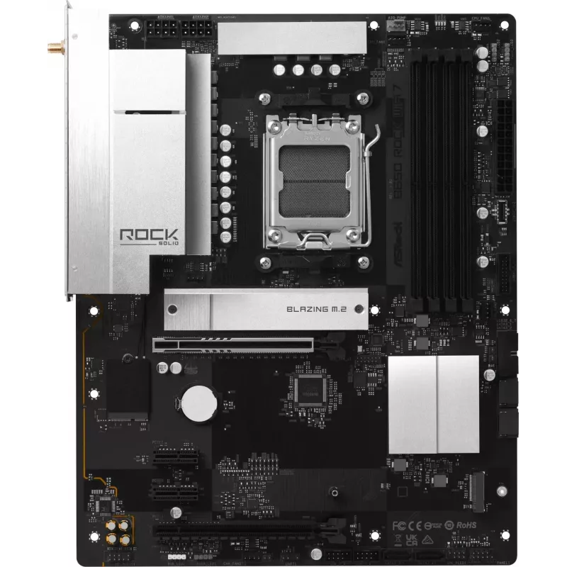 ASRock B650 Rock WiFi7 AM5 ATX emaplaat