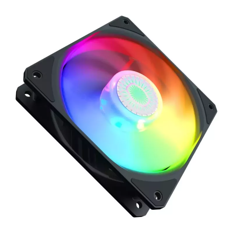 Cooler Master MasterFan MF120 Lite ARGB 120mm PWM korpusventilaator, 650-1750 RPM, 47.2 CFM, must