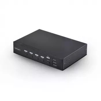 StarTech.com 4-Port DVI-I KVM Switch with Audio and USB 2.0 Hub