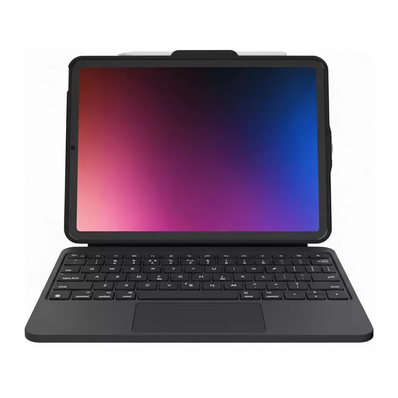 DEQSTER Prime klaviatuuriga kaitseümbris iPadile (10. põlvkond / A16) - QWERTY - Must