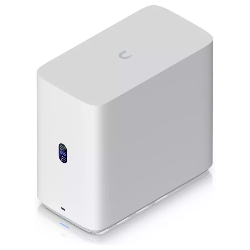Ubiquiti UNAS-4-W 4-kohaline NAS-server, valge, 4GB RAM, 2.5GbE, 10GbE