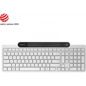 Lenovo Bluetooth-klaviatuur iselaadimisfunktsiooniga (Cloud Grey) GY41R69590