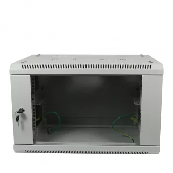 ALLNET 19 inch seinakapp 6U 600x600mm helehall lamepakend SMA seeria
