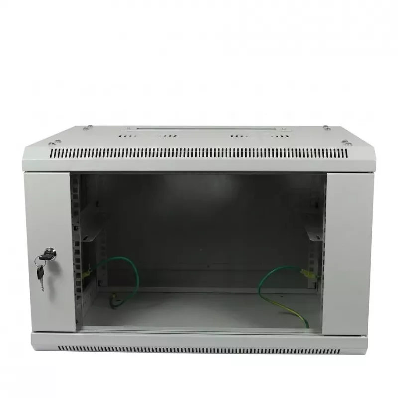 ALLNET 19 inch seinakapp 6U 600x600mm helehall lamepakend SMA seeria