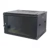 ALLNET 19 inch seinakapp 12U 1-osaline sügavus 450mm must lahtivõetuna lamepakendis SMA seeria