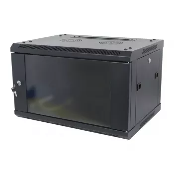 ALLNET 19 inch seinakapp 12U 1-osaline sügavus 450mm must lahtivõetuna lamepakendis SMA seeria