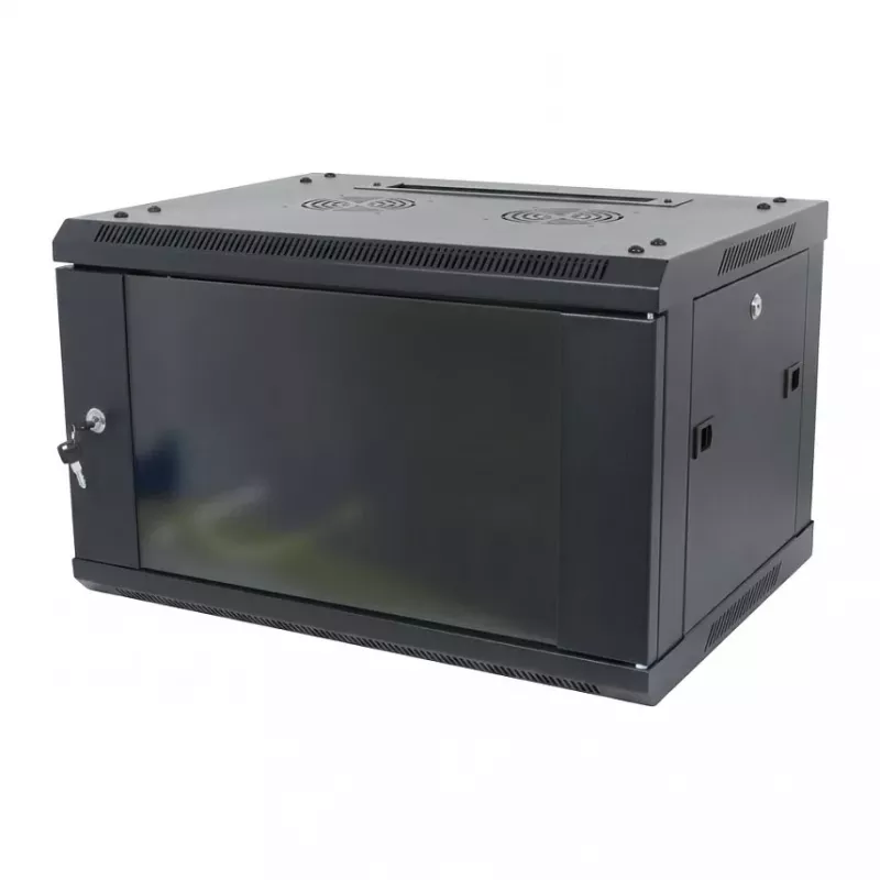 ALLNET 19 inch seinakapp 12U 1-osaline sügavus 450mm must lahtivõetuna lamepakendis SMA seeria