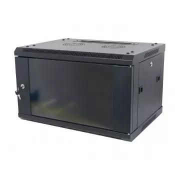 ALLNET 19 inch seinakapp 15U üheosaline 600mm sügavus must lamepakend SMA seeria