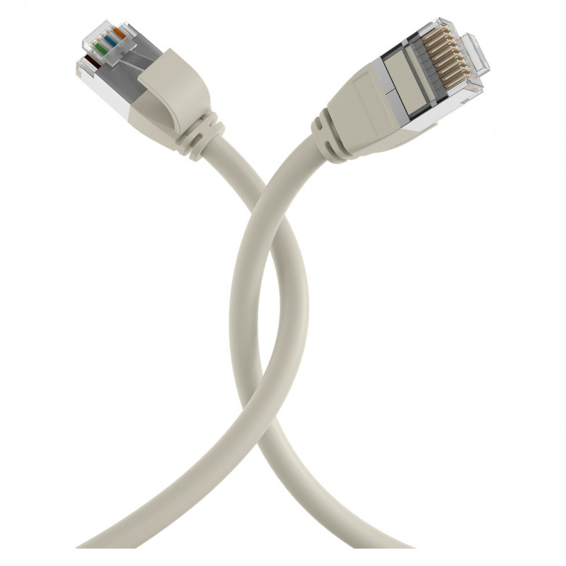 EFB Elektronik RJ45 Patch-kaabel Cat.6A U/FTP TPE 4mm Ultraflex Hall 1m