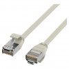 EFB Elektronik RJ45 Patch-kaabel Cat.6A U/FTP TPE 4mm Ultraflex Hall 1m