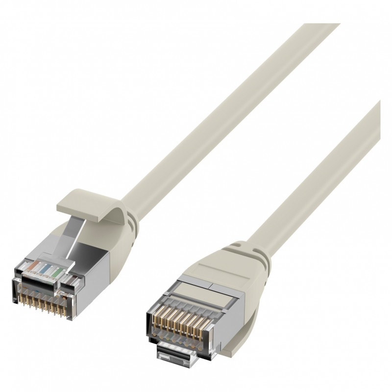 EFB Elektronik RJ45 Patch-kaabel Cat.6A U/FTP TPE 4mm Ultraflex Hall 1m