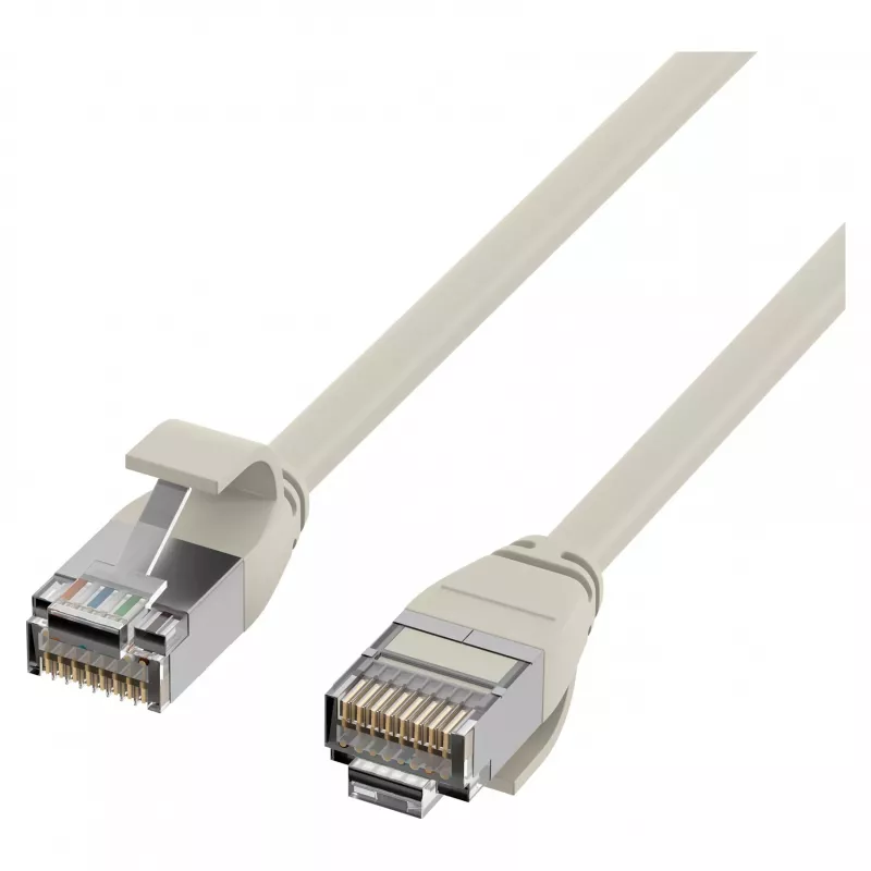 EFB Elektronik RJ45 Patch-kaabel Cat.6A U/FTP TPE 4mm Ultraflex Hall 1m