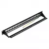 EFB Jaotuspanee 19 inch 1U 24-porti varjestatud Cat.6A must RAL9005