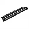 EFB Jaotuspanee 19 inch 1U 24-porti varjestatud Cat.6A must RAL9005