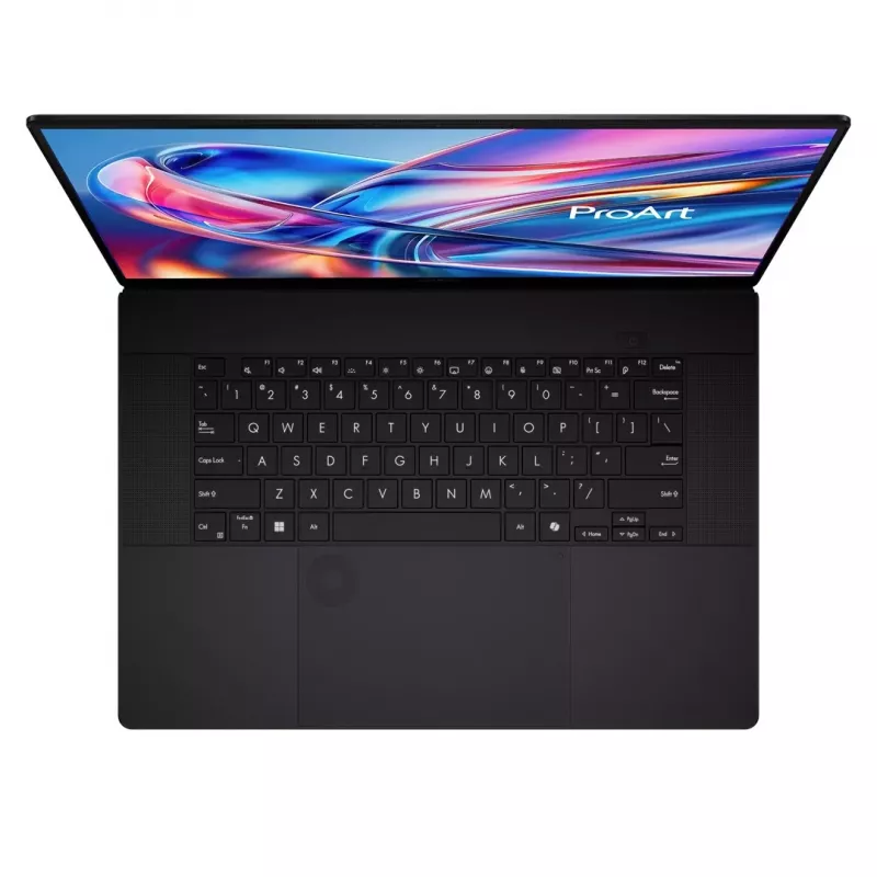 ASUS ProArt P16 H7606WR-SE058X Ryzen AI 9 HX 370 16.0 inch 4K OLED 120Hz 1600nits Anti-Reflective Sülearvuti 32GB LPDDR5X 1TB SSD GeForce RTX 5070 Ti 12GB FHD Kaamera 90WHrs Windows 11 Pro Alumiinium Nano Black